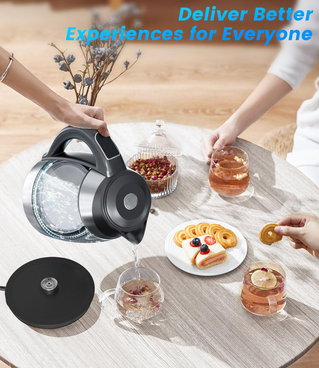 1.8L Glass Electric Kettle with Temperature Control