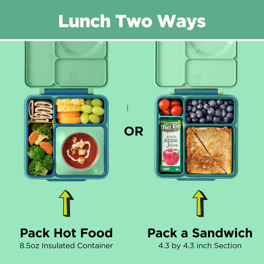 OmieBox Hot & Cold Bento Lunch Box