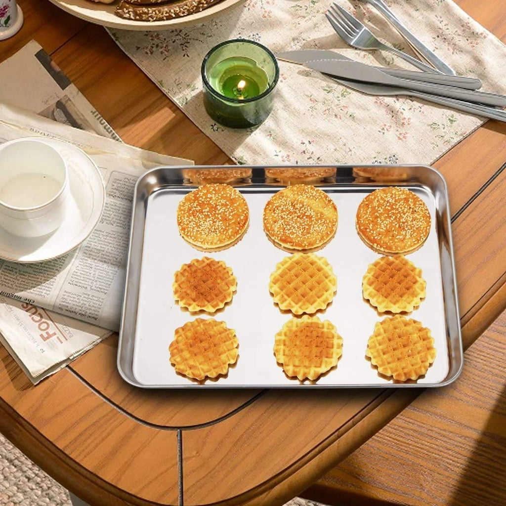 Stainless Steel Baking Tray & Cooling Rack Set