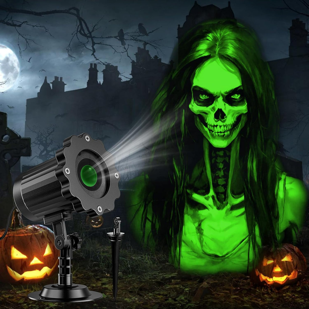 Ghost & Skull Halloween Projector Light