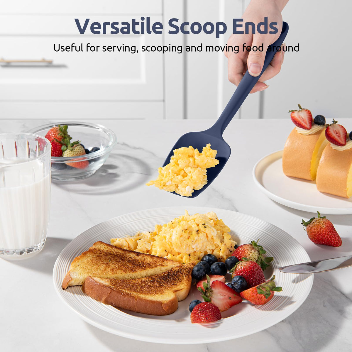 U-Taste Heat-Resistant Silicone Spatula Set – 3 Piece