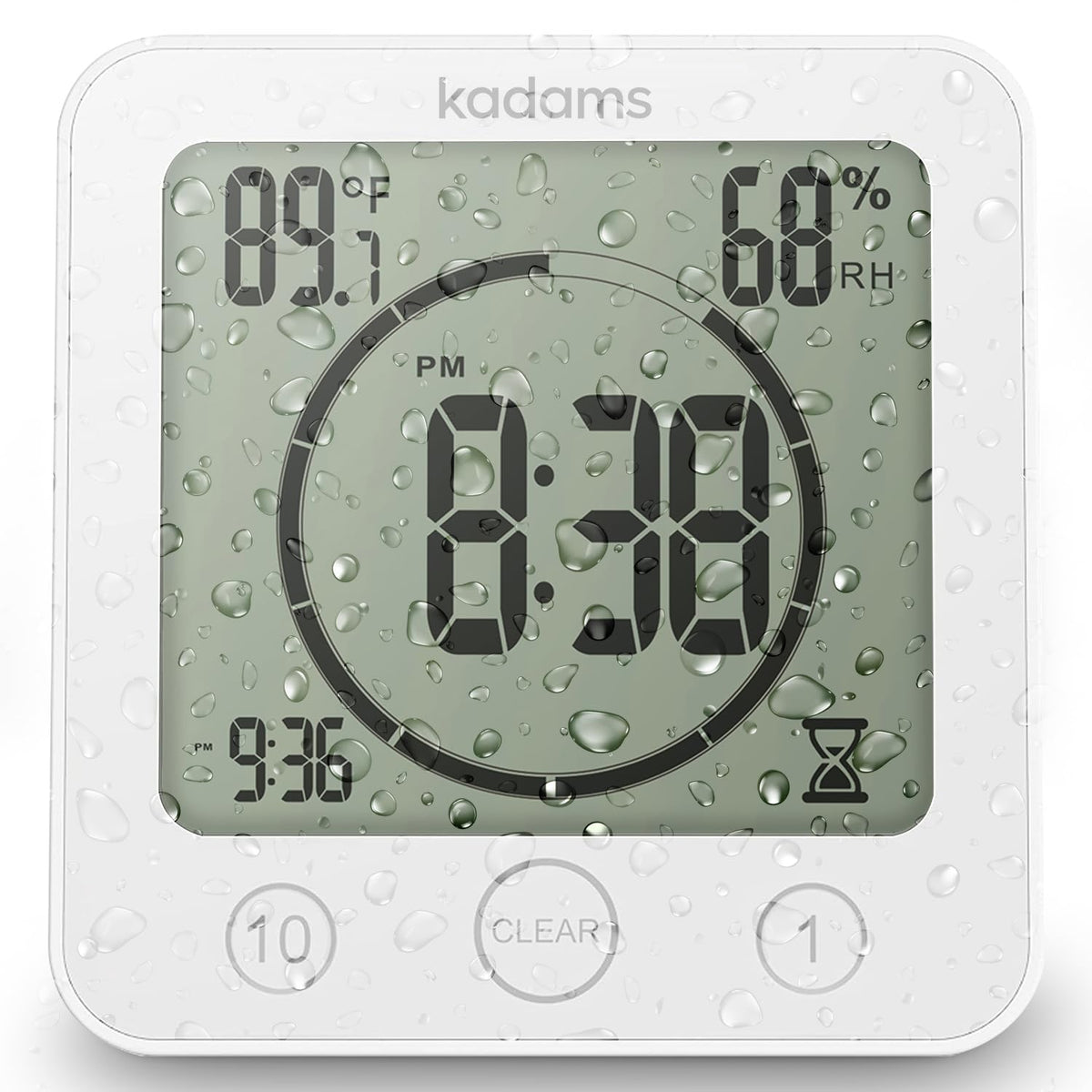 Waterproof Digital Shower & Kitchen Timer Clock
