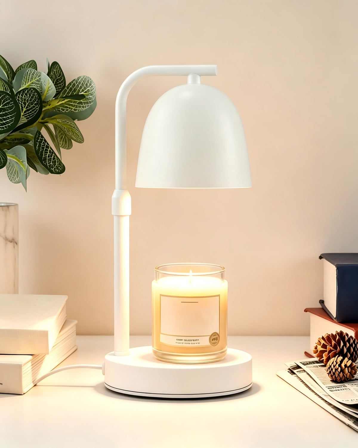 Candle Warmer Lamp with Timer & Dimmer