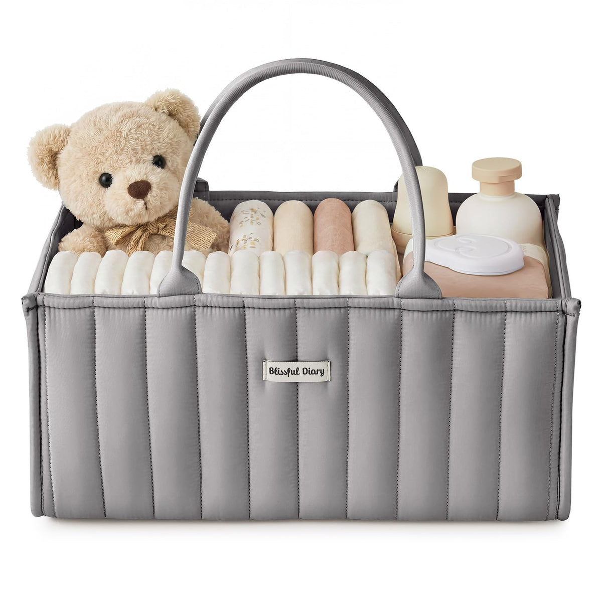 Portable Felt Caddy Organiser Basket with Dividers
