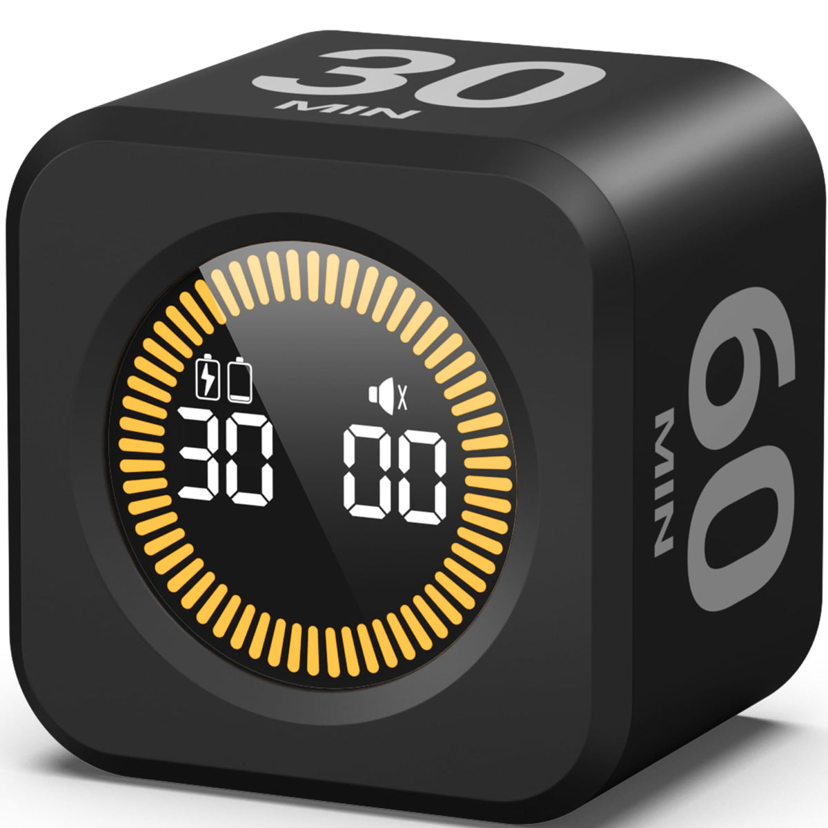 Visual Cube Timer – Flip to Start 5/10/25/50 Min