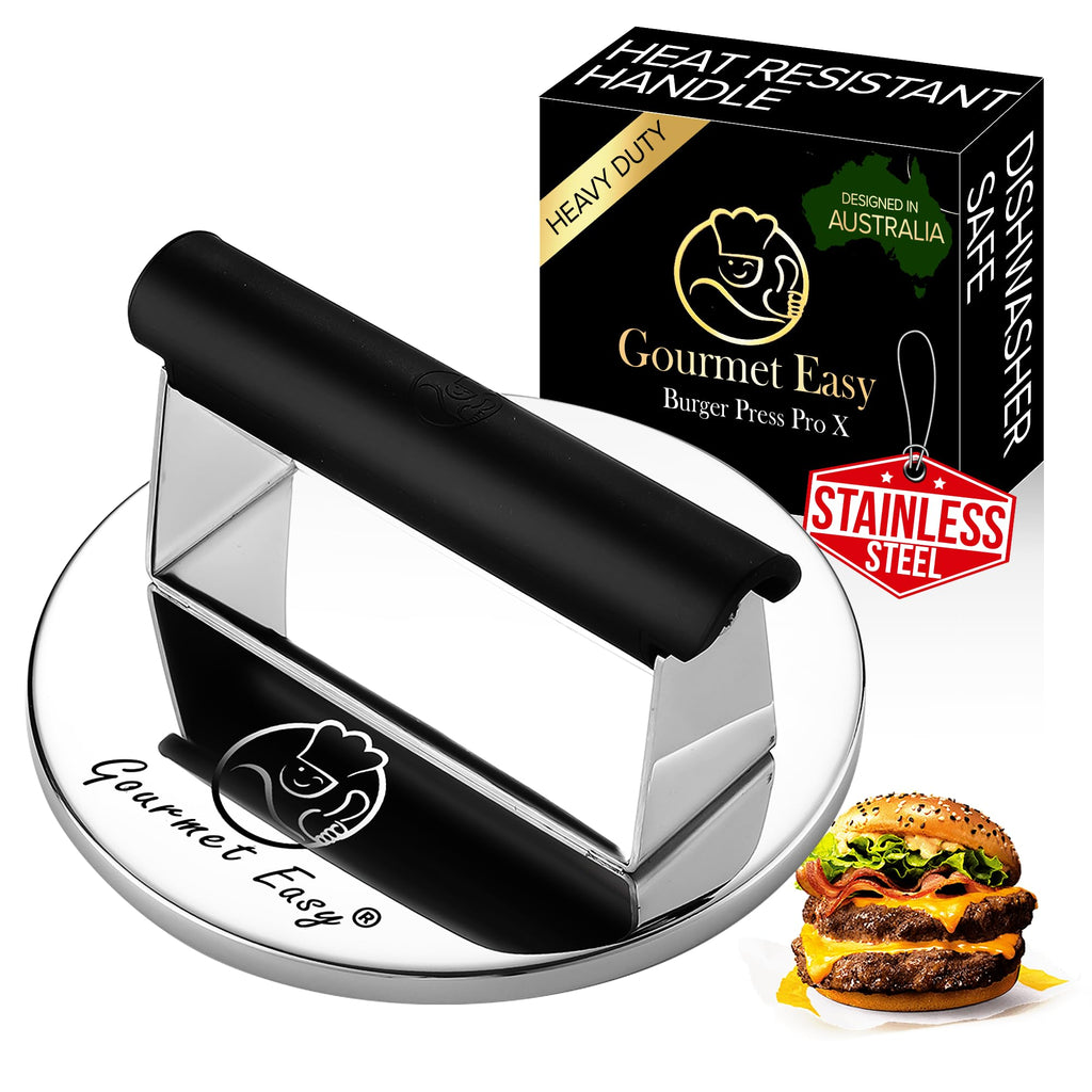 Smash Burger Press – Stainless Steel, Heat-Resistant Handle