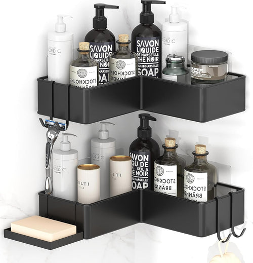 3-Tier Over-the-Door Shower Caddy – Rustproof, No Drilling