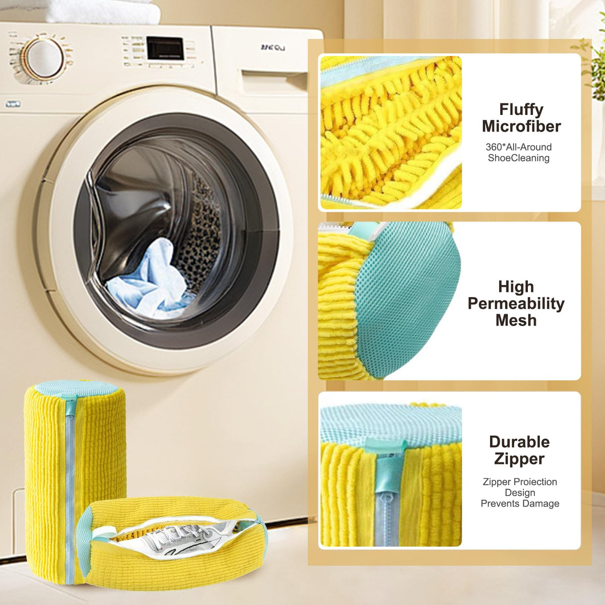 Shoe Washing Machine Bags – 2 Pack