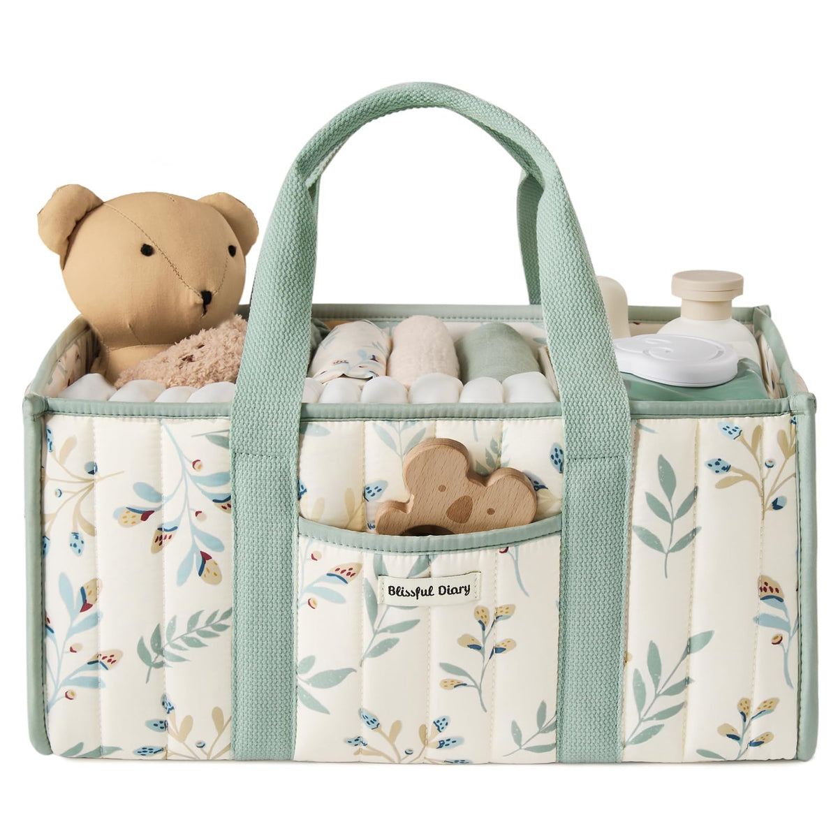 Portable Felt Caddy Organiser Basket with Dividers