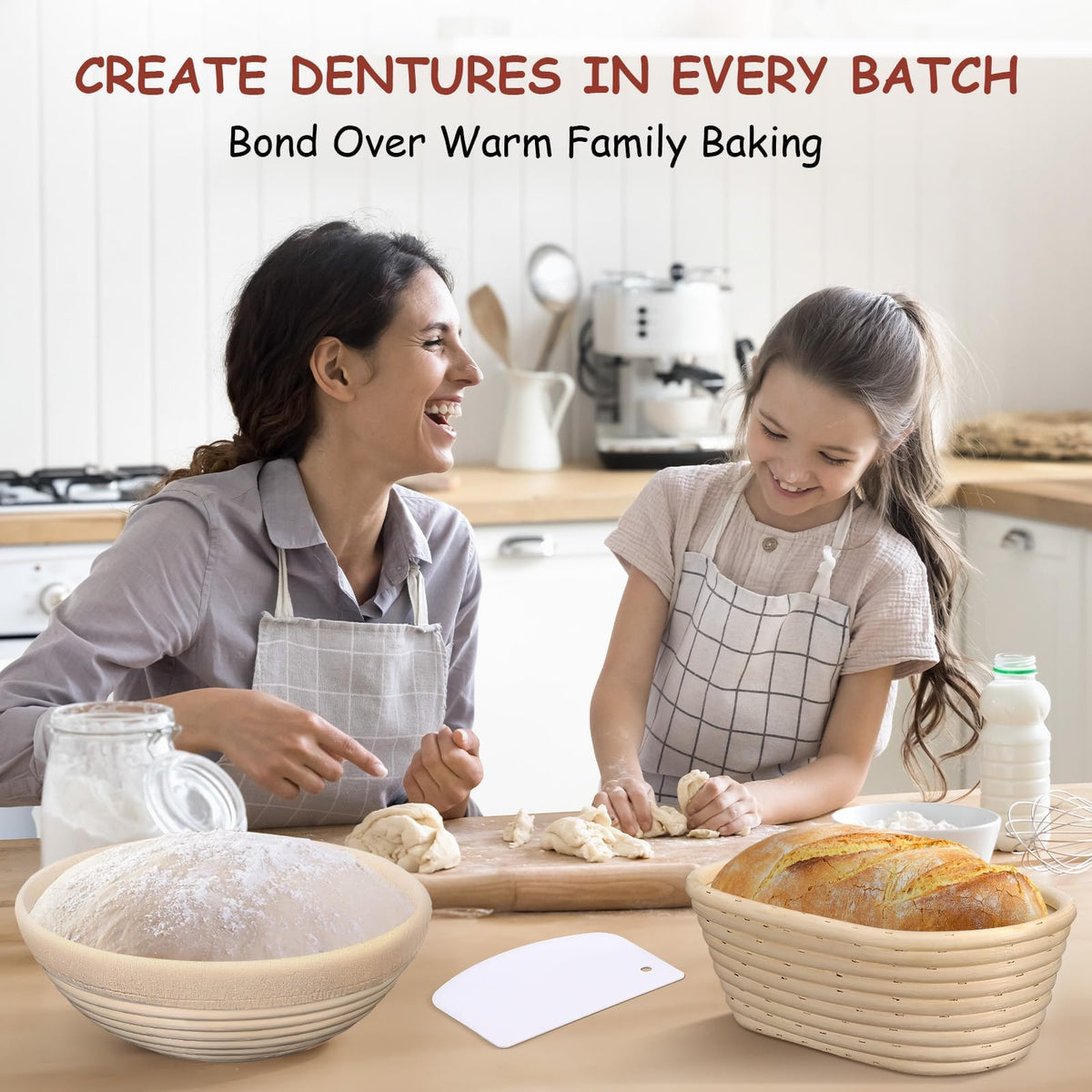 Sourdough Bread Kit – Round & Oval Banneton Baskets