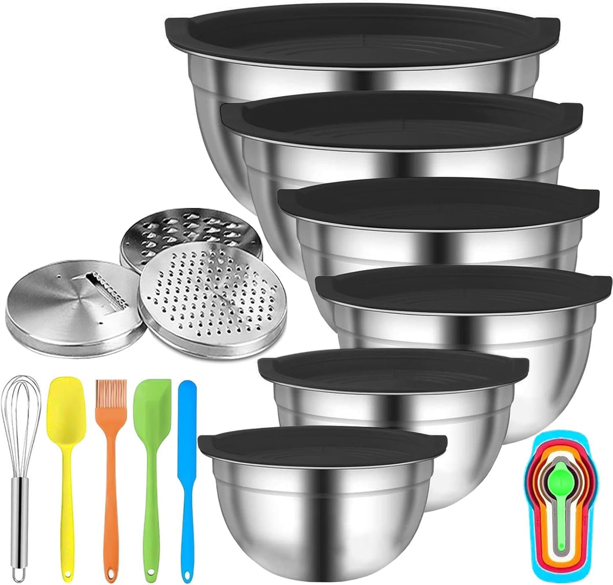 Stainless Steel Nesting Mixing Bowls Set