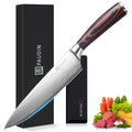 PAUDIN High-Carbon Kitchen Knives – Chef, Santoku, Bread & More