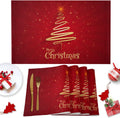 Merry Christmas Tree Placemats – Set of 6