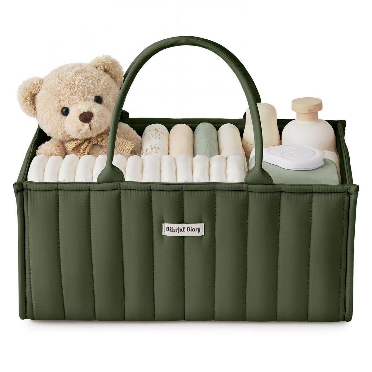 Portable Felt Caddy Organiser Basket with Dividers