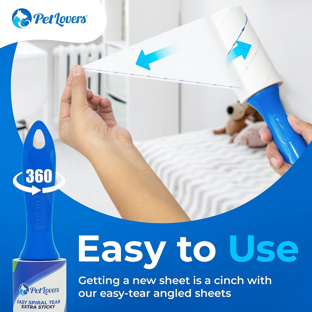 Extra Sticky Lint Roller Value Set for Pet Hair