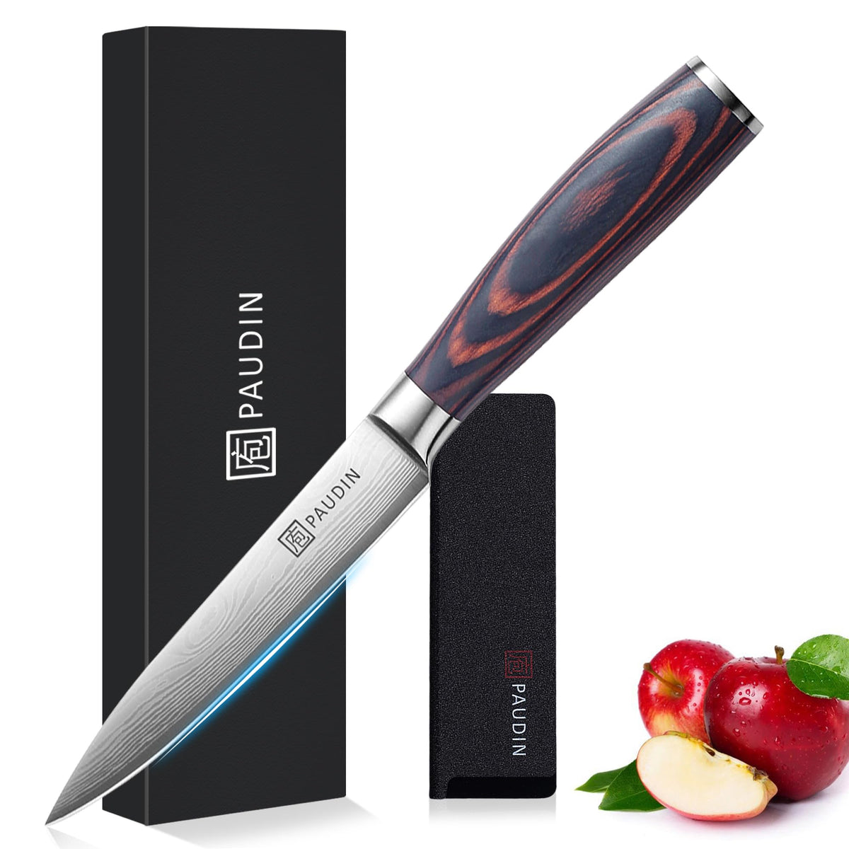PAUDIN High-Carbon Kitchen Knives – Chef, Santoku, Bread & More