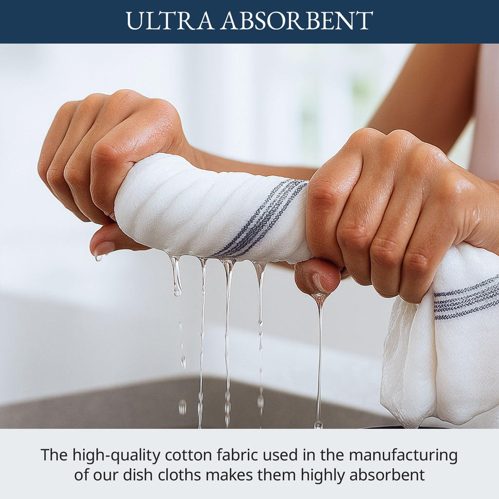 100% Cotton Kitchen Tea Towels Set