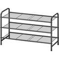 Kitsure 3-Tier Metal Shoe Rack
