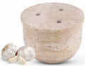 Natural Marble Garlic Keeper with Lid