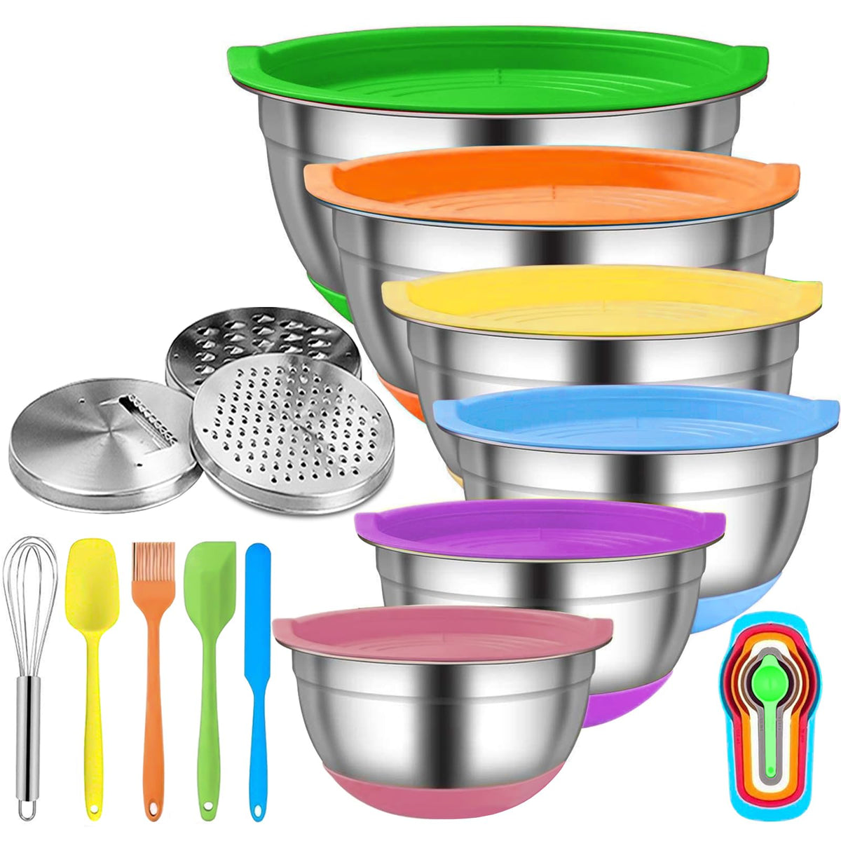 Stainless Steel Nesting Mixing Bowls Set
