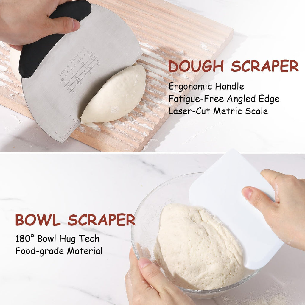 Sourdough Bread Kit – Round & Oval Banneton Baskets
