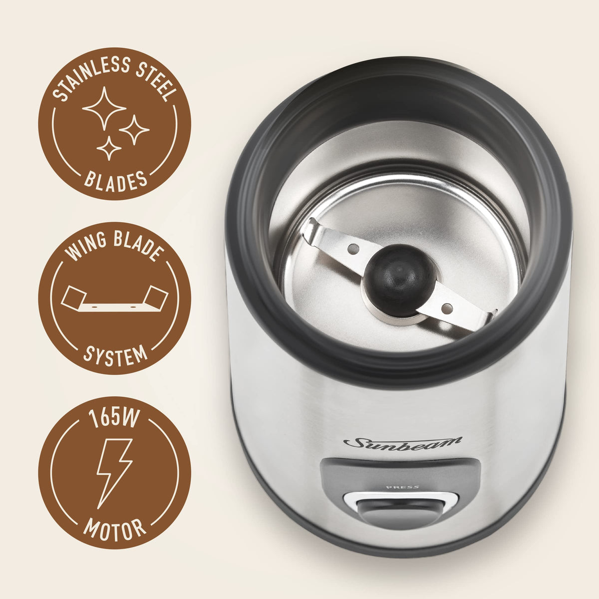 Sunbeam Multigrinder II – Coffee, Herb & Spice Grinder