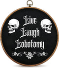 Funny Gothic Wall Sign – Skull Home Decor
