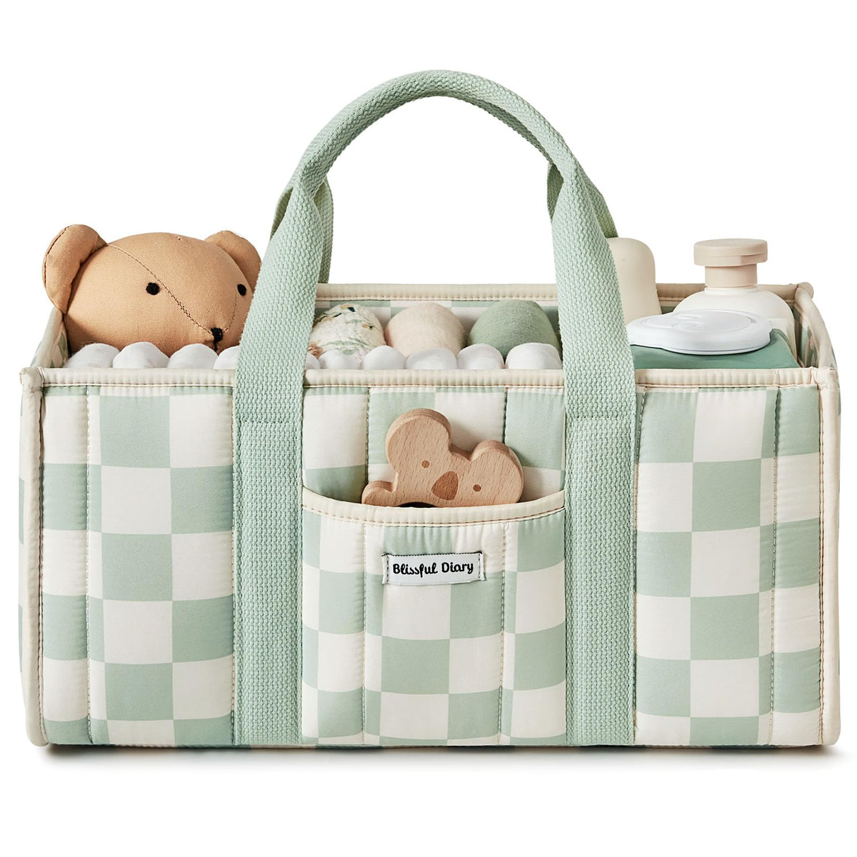 Portable Felt Caddy Organiser Basket with Dividers
