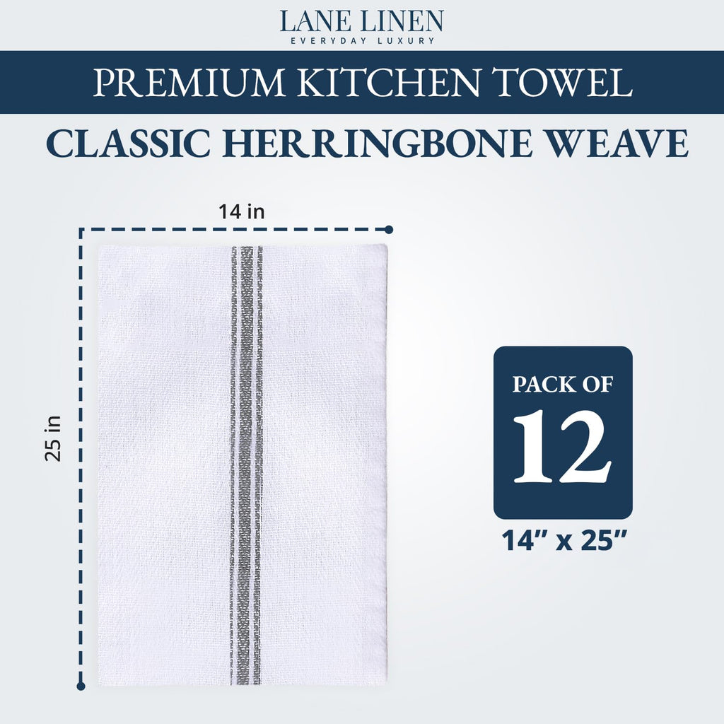 100% Cotton Kitchen Tea Towels Set