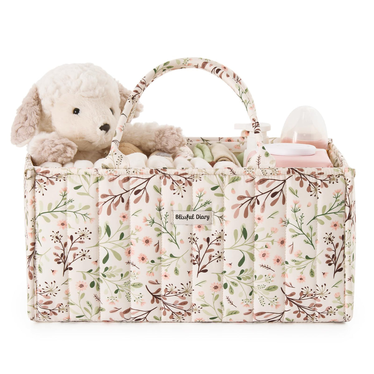 Portable Felt Caddy Organiser Basket with Dividers