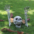 Realistic Skeleton Lawn Stakes – Halloween Yard Decoration