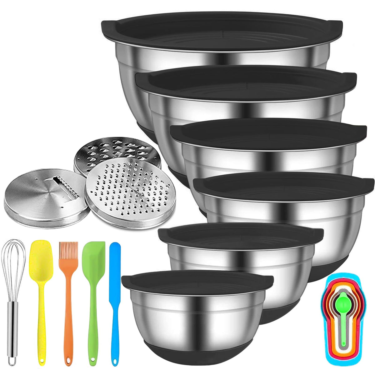 Stainless Steel Nesting Mixing Bowls Set