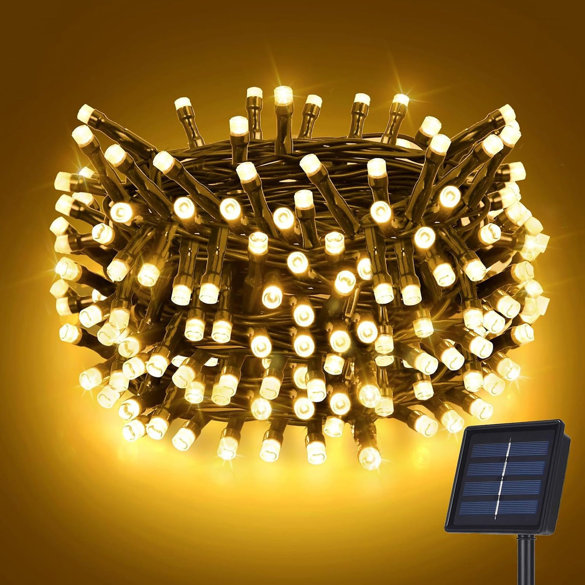Solar Christmas String Lights – 12 m, 100 LED (1 or 2 Pack) – view 8