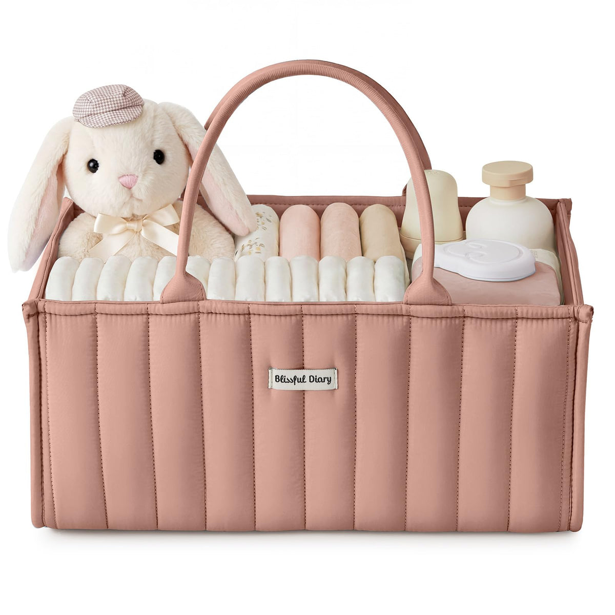 Portable Felt Caddy Organiser Basket with Dividers