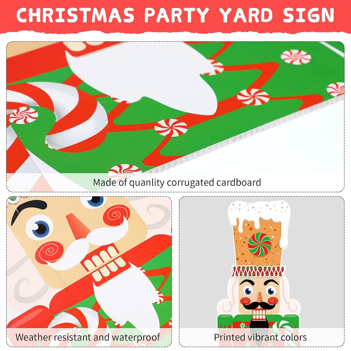 Nutcracker Christmas Yard Signs – 2 Pack, 99 cm – view 4