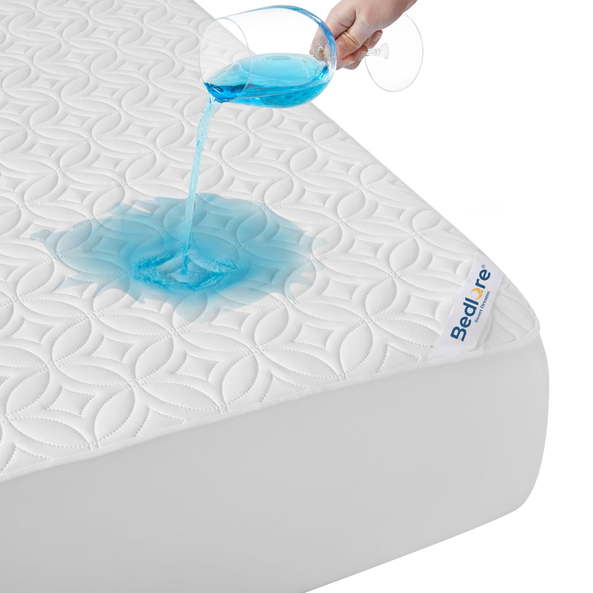 Waterproof Quilted Mattress Protector – Quiet & Breathable