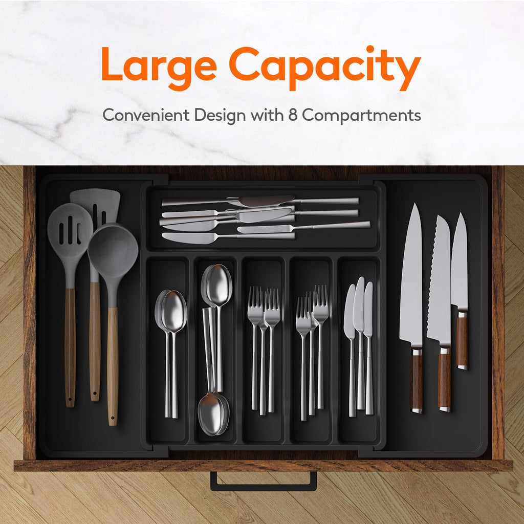 Expandable Cutlery Drawer Organiser – Extra Large