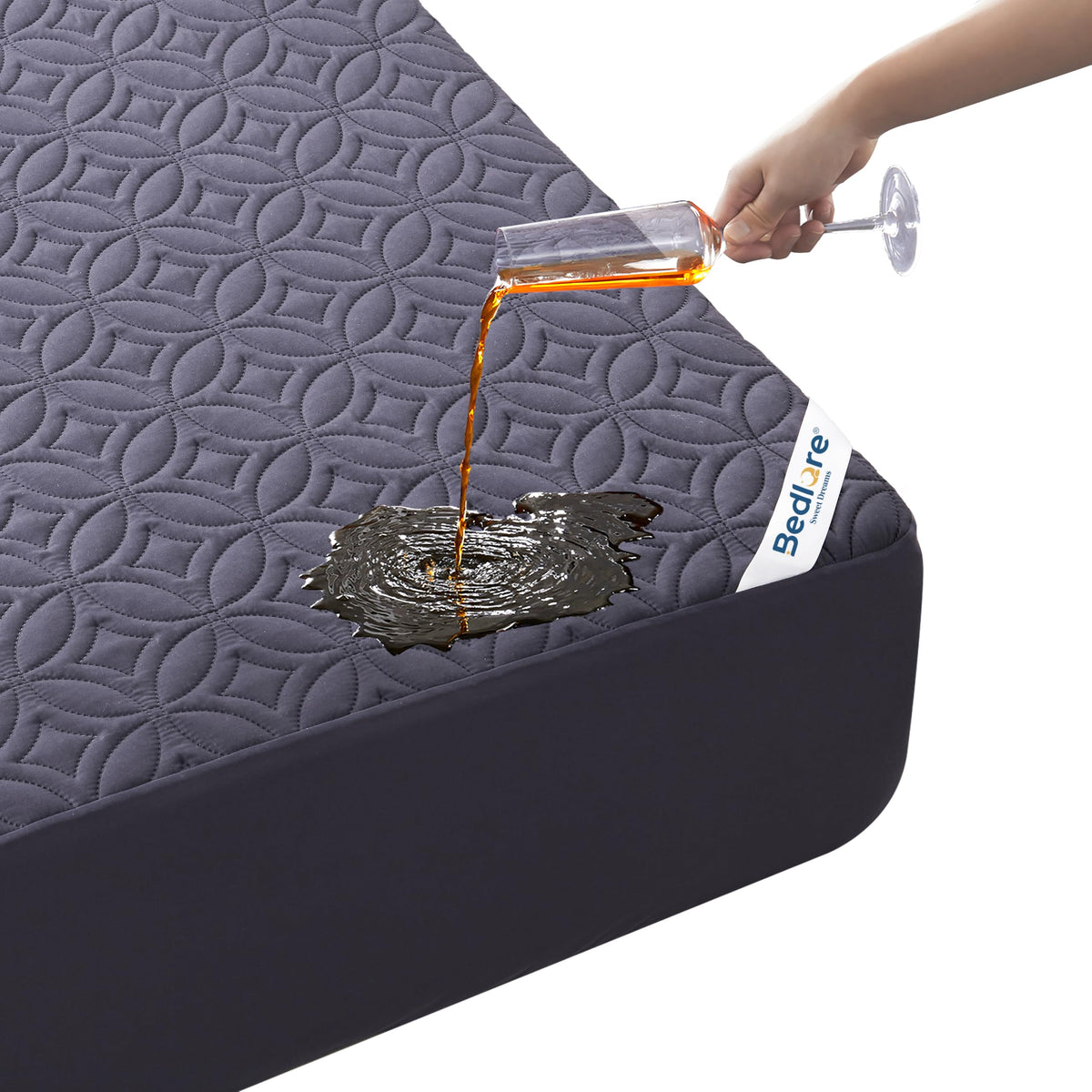 Waterproof Quilted Mattress Protector – Quiet & Breathable