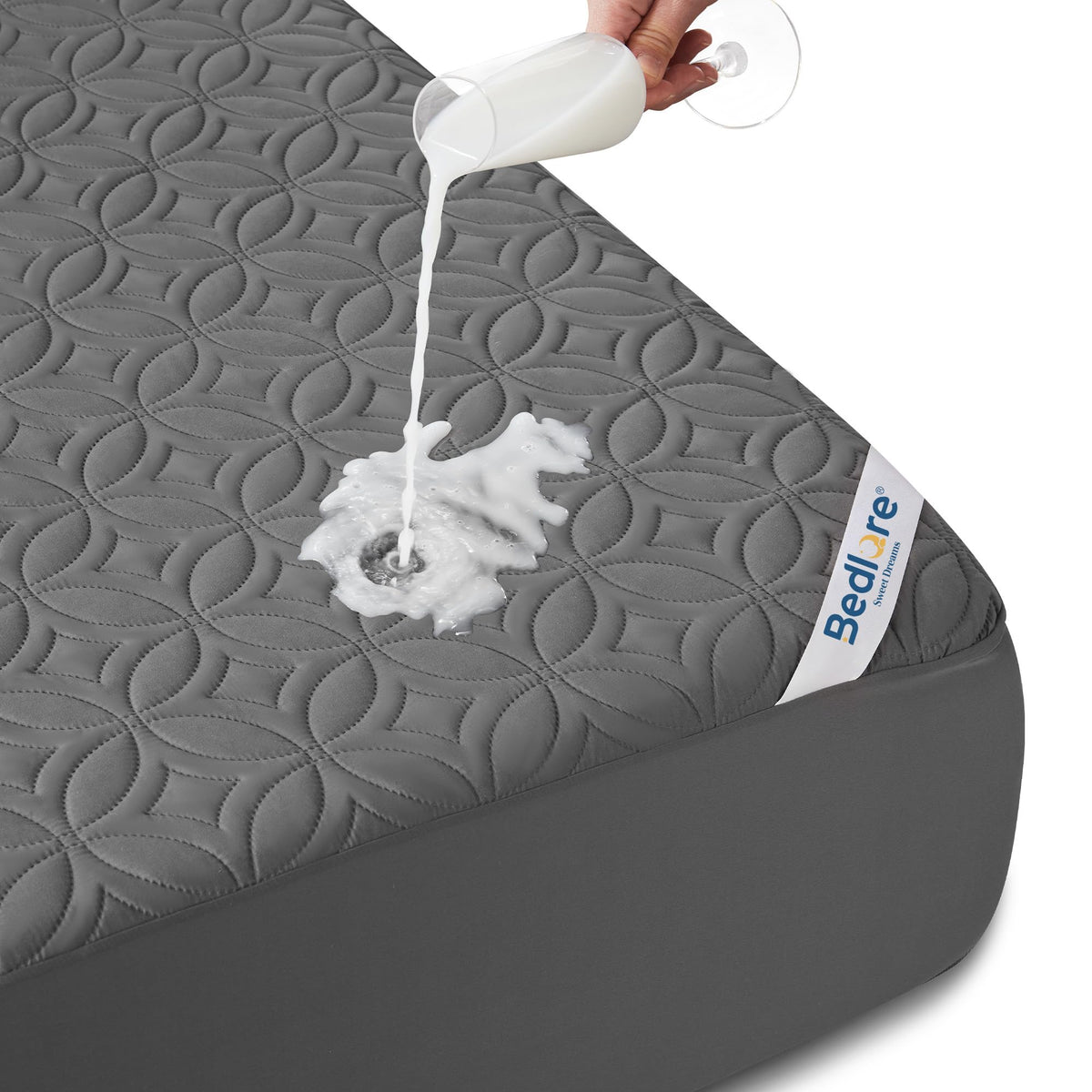 Waterproof Quilted Mattress Protector – Quiet & Breathable