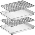 Stainless Steel Baking Tray & Cooling Rack Set