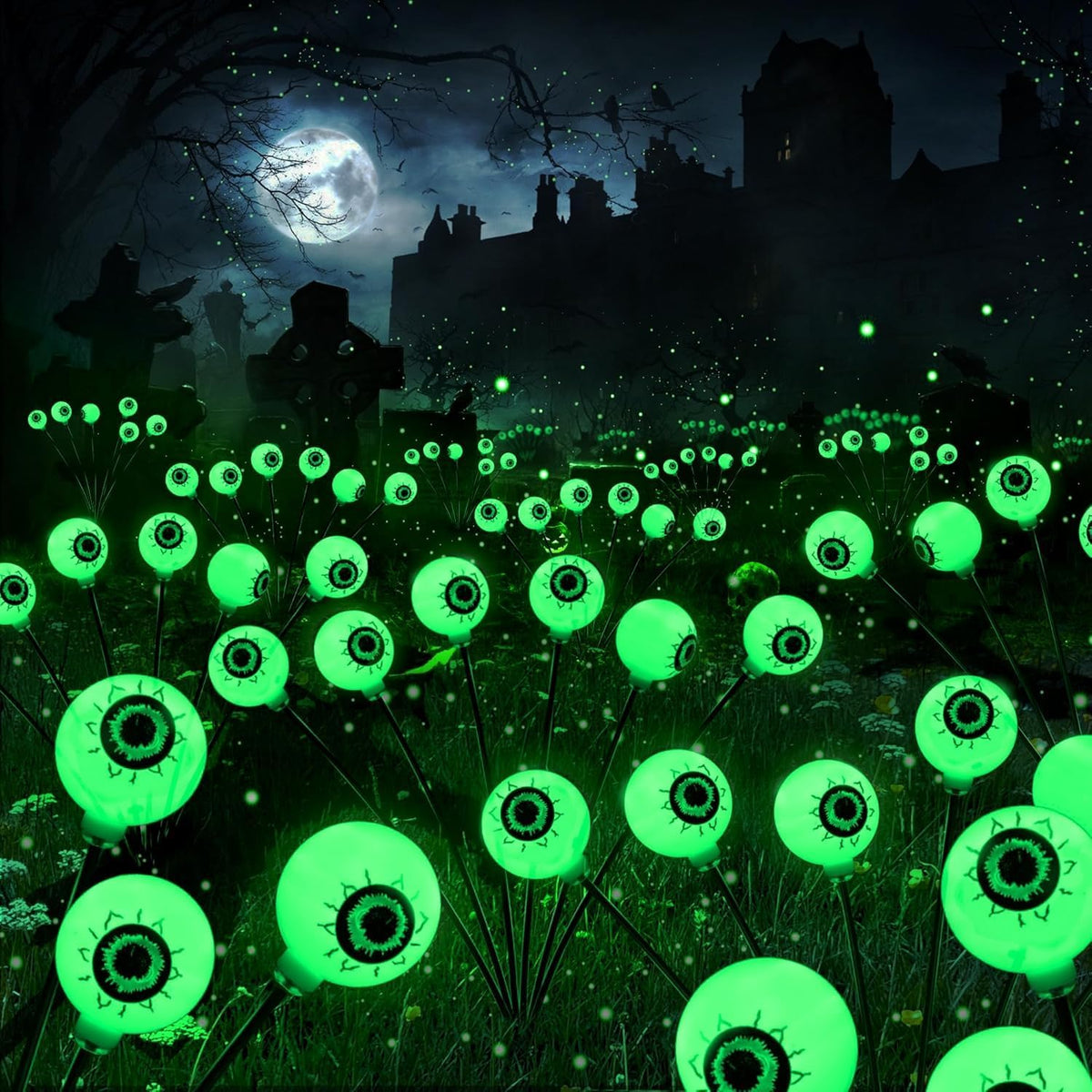 Solar Eyeball Pathway Lights – 2 Pack