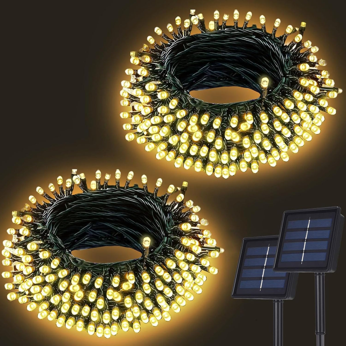 Solar Christmas String Lights – 12 m, 100 LED (1 or 2 Pack) – view 10