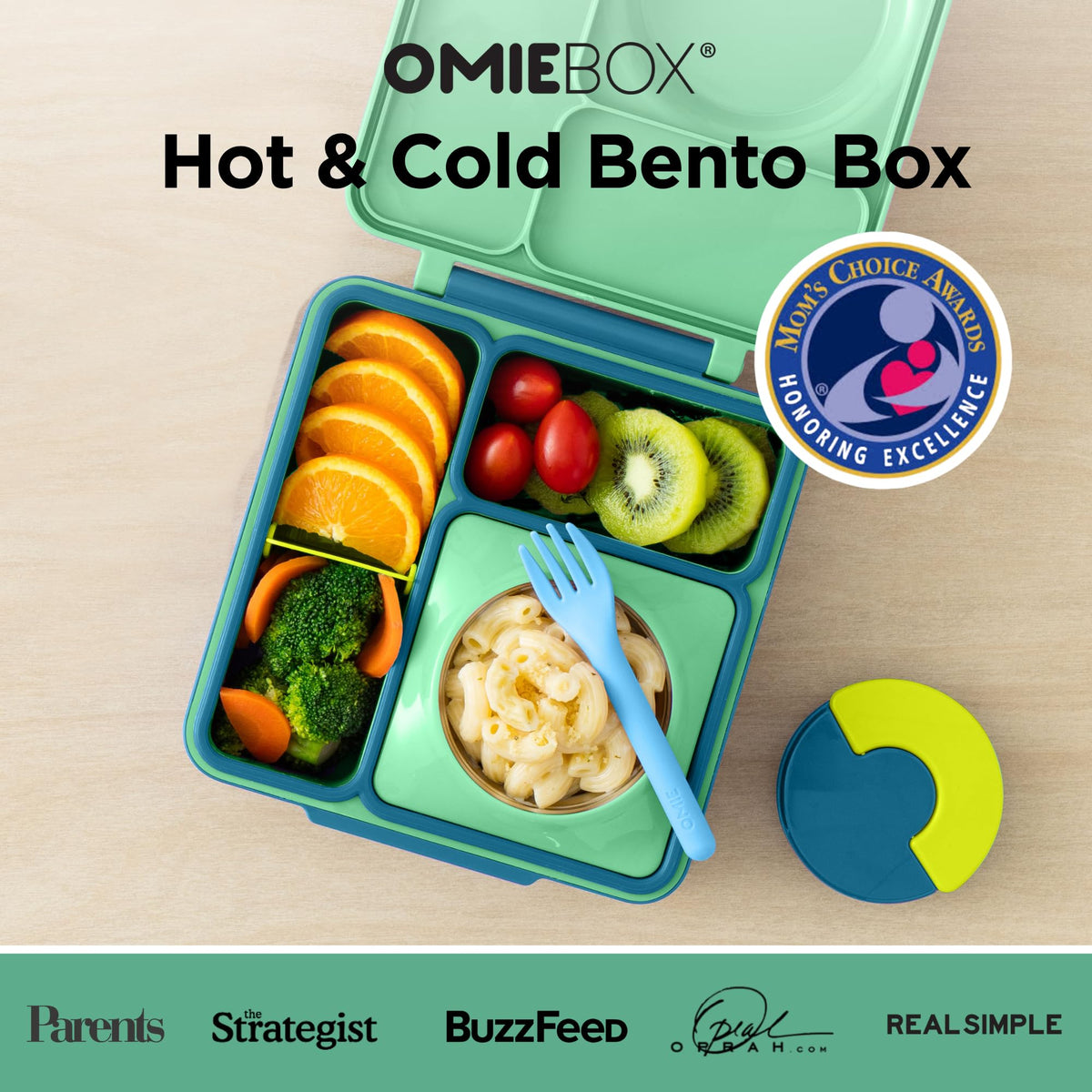 OmieBox Hot & Cold Bento Lunch Box