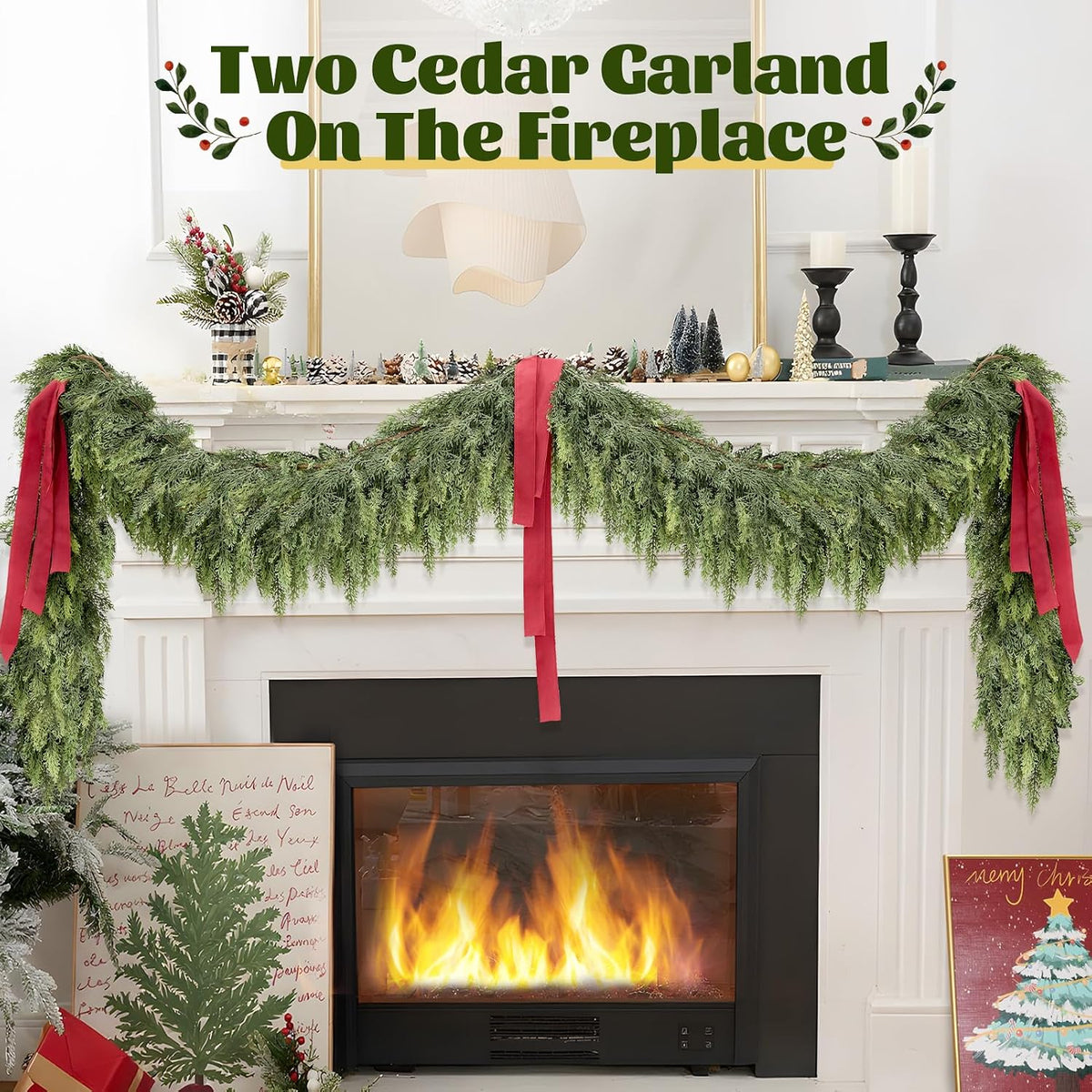 Thick Cedar Christmas Garland – 1.8 m to 4.5 m – view 2