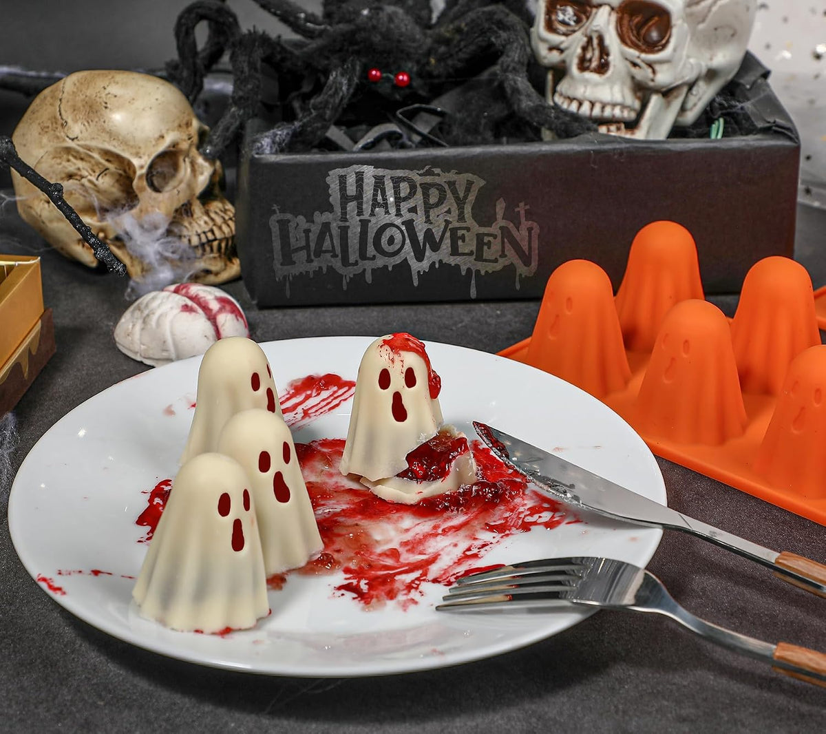 Ghost Silicone Chocolate Moulds – 2 Pack – view 7