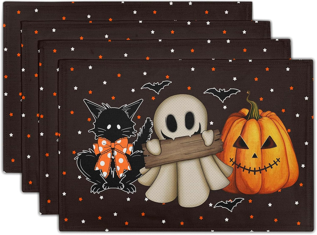 Spooky Halloween Placemats – Set of 4