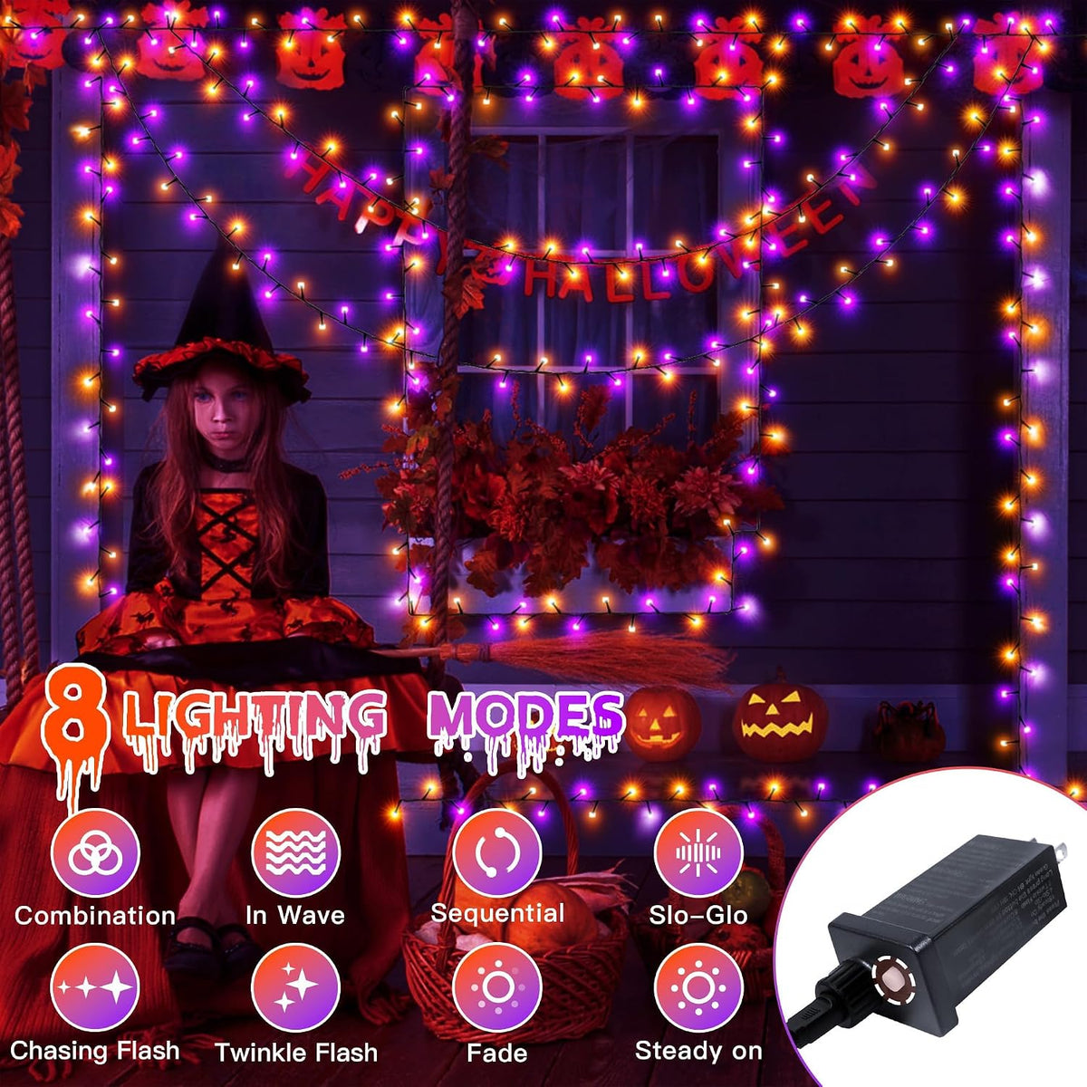 Halloween String Lights – 30 m, 300 LED – view 4