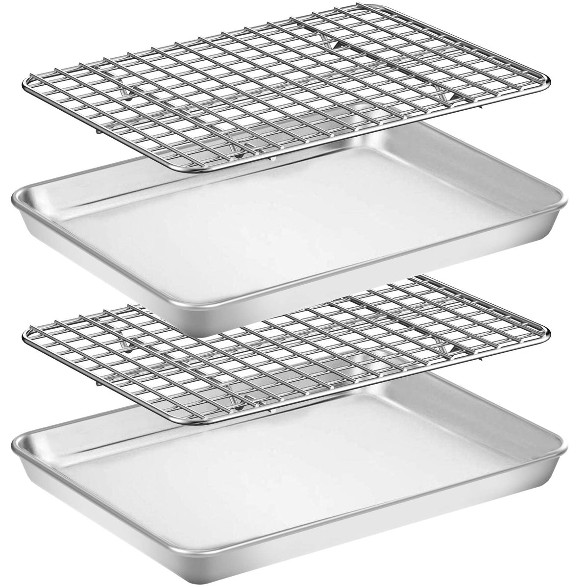 Stainless Steel Baking Tray & Cooling Rack Set