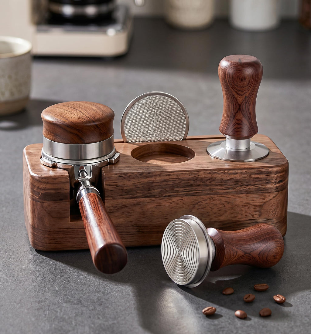 Spring-Loaded Calibrated Espresso Tamper – 30 lb