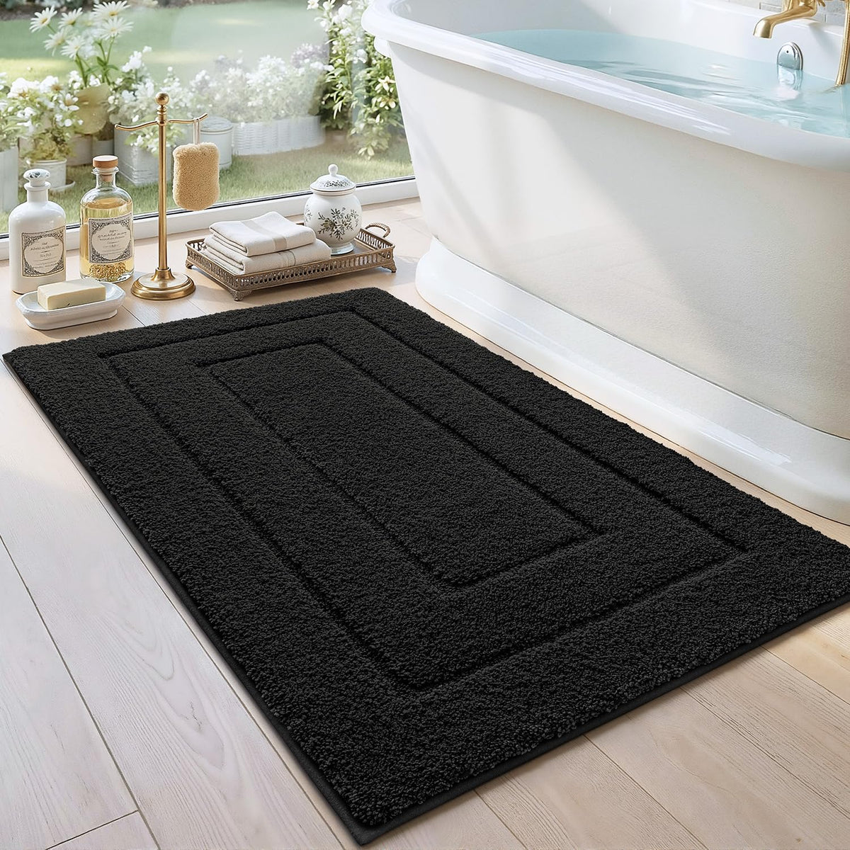 Extra Soft Plush Absorbent Bath Mat – Non-Slip